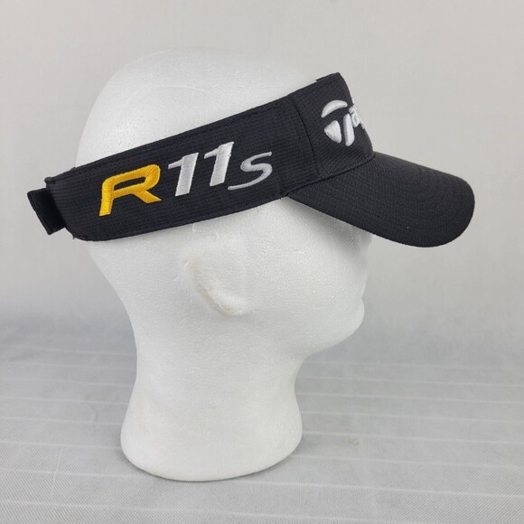 Taylormade Golf Sun Visor Embroidered R11S RBZ Black OSFA Adjustable Hat - Picture 4 of 10